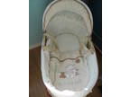 Moses Basket with Hood,  Rocking Stand and Bedding