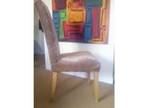 Dining Chairs. x4 very nice dining chairs removable....